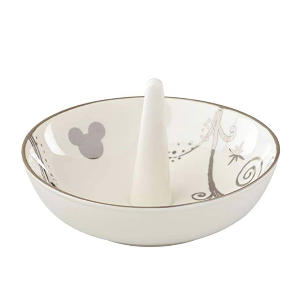 Lenox Mickey & Minnie True Love Porcelain Ring Holder